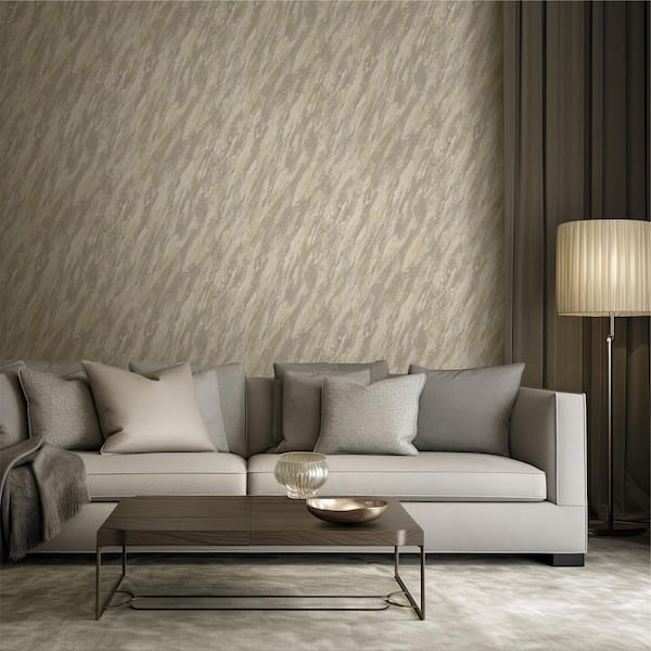 Glint Luxe Marble Beige Wallpaper Sample