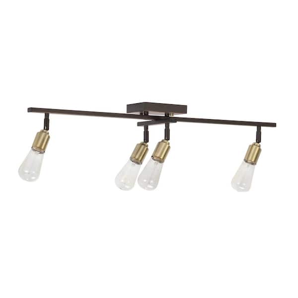 2.6 ft. 4-Light Oil Rubbed Bronze Track Light Kit