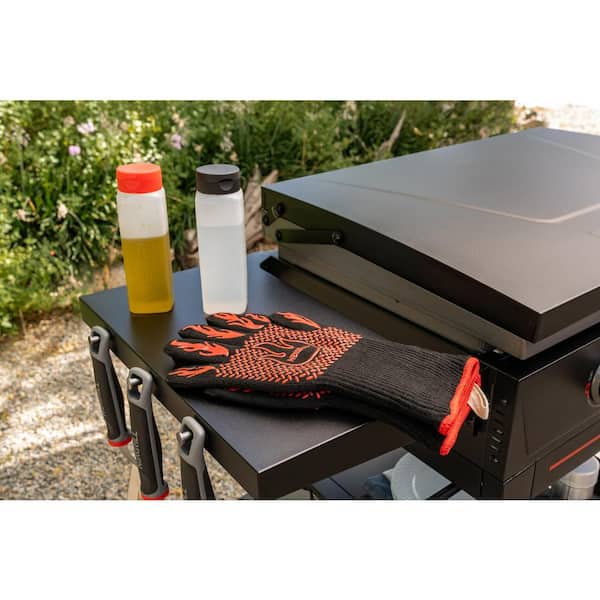 Nexgrill Daytona 2 Burner Propane Gas Griddle in Black with PVC