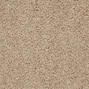 Castle I  - Camelot - Beige 48 oz. Triexta Texture Installed Carpet