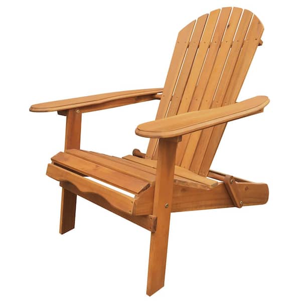 Leigh Country Natural Folding Adirondack Chair