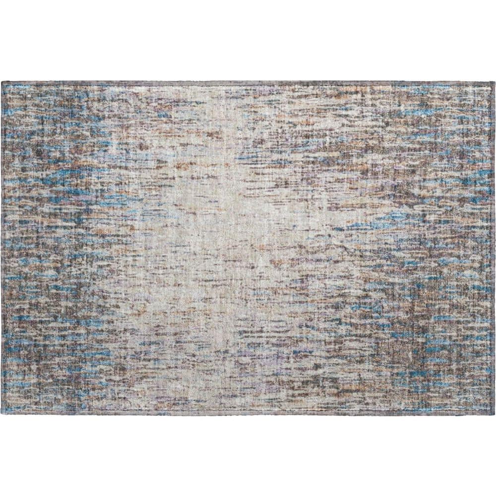 Mayfield Premium Machine Washable Abstract AMF2439 Taupe 2 ft. x 3 ft. Accent Rug price history on PriceWatchPro