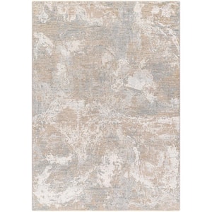 Venus Taupe/Camel 3 ft. x 4 ft. Abstract Indoor Area Rug