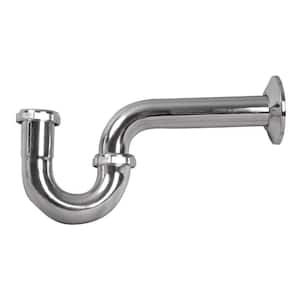 1-1/2 in. Chrome-Plated Brass Sink Drain P-Trap