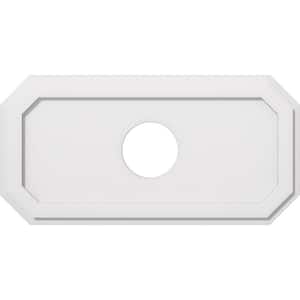 32 in. W x 16 in. H x 6 in. ID x 1 in. P Emerald Architectural Grade PVC Contemporary Ceiling Medallion