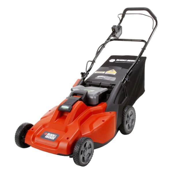 BLACK+DECKER 19 in. 36-Volt Cordless Electric Lawn Mower with Removable Battery