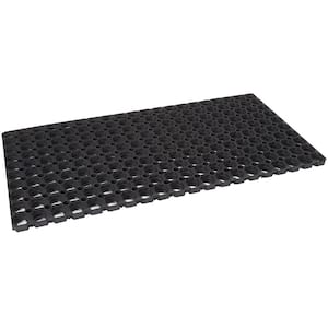 Rhino Anti-Fatigue Mats Industrial Smooth 4 ft. x 9 ft. x 1/2 in.  Commercial Floor Mat Anti-Fatigue IS48X9 - The Home Depot