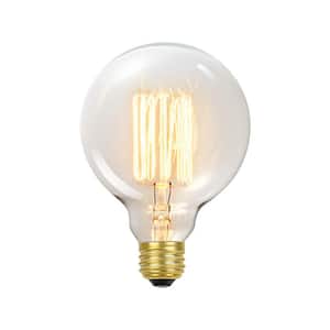 60 Watt G30 Dimmable Cage Filament Vintage Edison Incandescent Light Bulb, Warm Candle Light