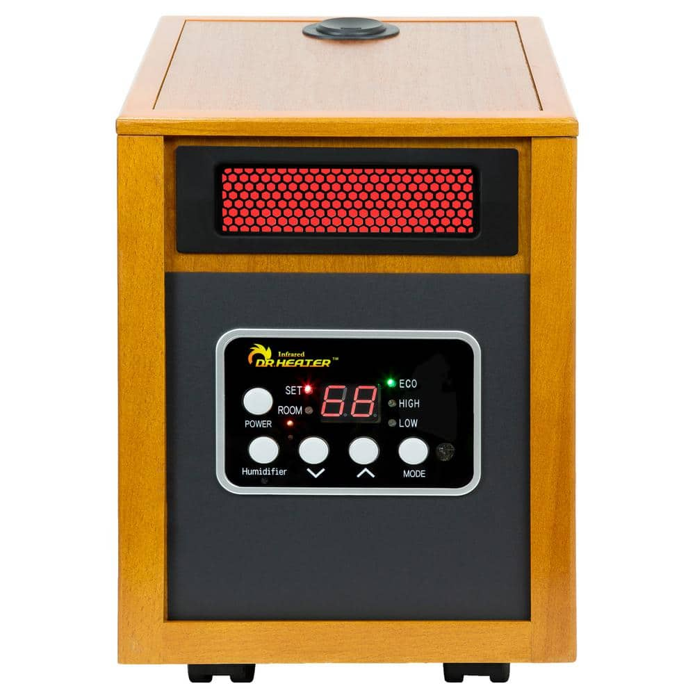 Dr Infrared Heater 1500-Watt Infrared Portable Space Heater with Humidifier and Dual Heating System