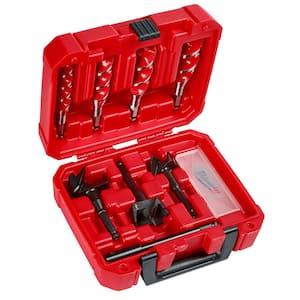 Selfeed High-Speed Steel Wood Boring Bit Set (7-Piece)