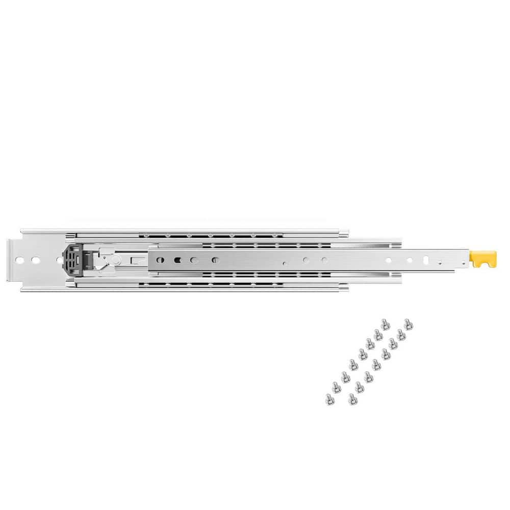 Full Extension Drawer Slides 36 in. Carbon Steel, Side Mount Heavy Duty Drawer Slides, 1-Pair for 500 lbs. 2025 Upgrade price history on PriceWatchPro