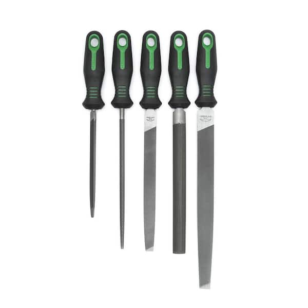 Crescent Nicholson 6 in., 8 in. and 10 in. Anniversary File Set with Ergonomic Handles (5-Piece)