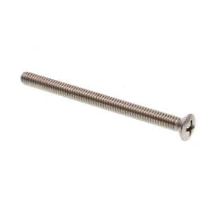 1/4 in.-20 x 3-1/2 in. Grade 18-8 Stainless Steel Phillips Drive Oval Head Machine Screws (15-Pack)