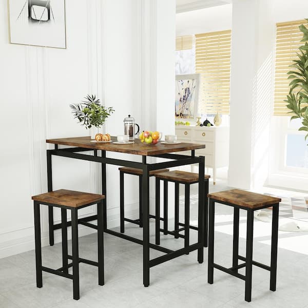 the range table and stools