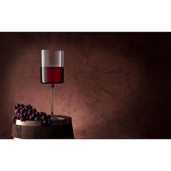 JoyJolt Claire Set of 4 (14 oz) Red Wine Glasses