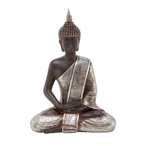 Polystone Sitting Thai Buddha Sculpture