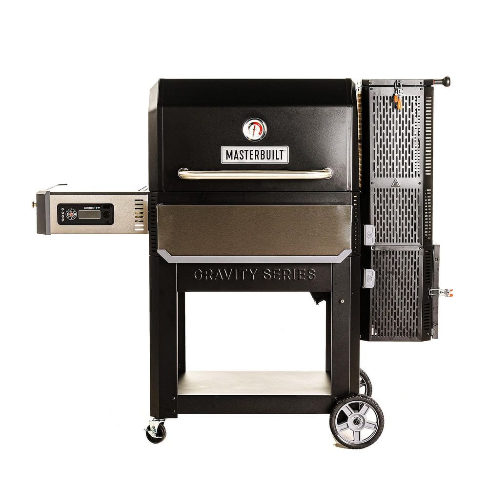 Gravity Series 1050 Digital WiFi Charcoal Grill and Smoker in Black