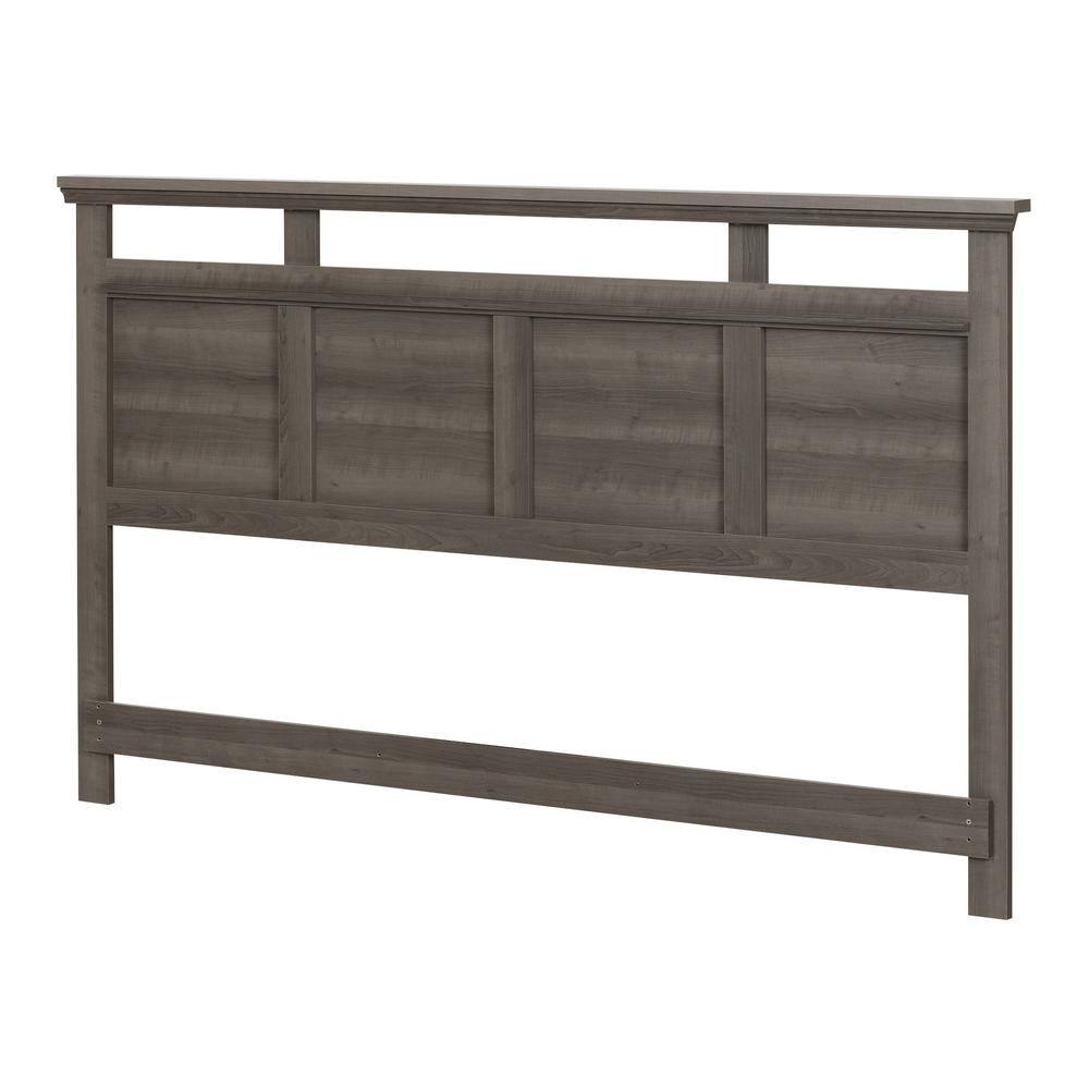 Versa Gray Maple King Wood Headboard
