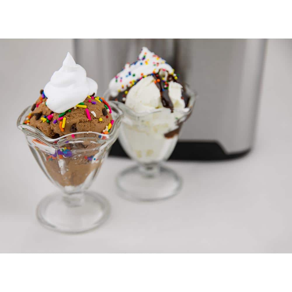 Nostalgia 2-Quart Stainless Steel Digital Ice Cream Maker