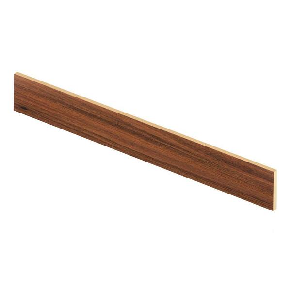 Cap A Tread Claret Jatoba 94 in. Long x 1/2 in. Deep x 7-3/8 in. Height Laminate Riser to be Used with Cap A Tread