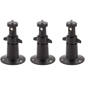 Metal Wall Mount for Blink Outdoor, Blink XT and Blink XT2 Camera - Adjustable Metal Wall Mount (3-Pack, Black)