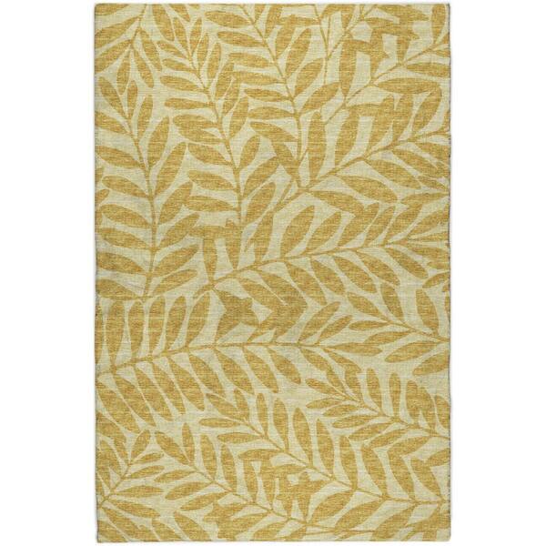 Dream Shag Premium Machine Washable Abstract ADS111 Gilded 9 ft. x 12 ft. Area Rug