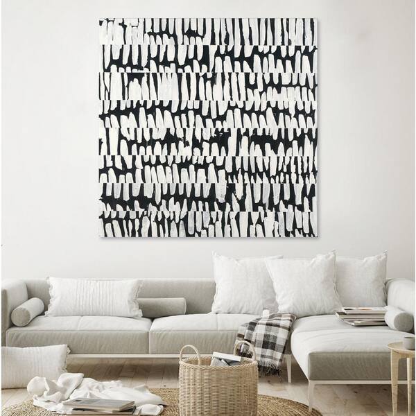 Side Face Silhouette - Wall Decor Poster Prints - Trendy Fine Art Display -  11 x 14 (White/Black, Unframed)