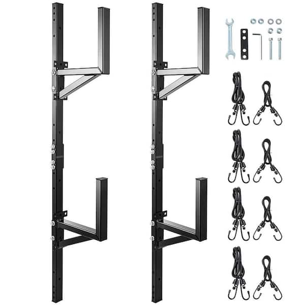 Ladder Rack for Trailer Fit for Cargo Open, Enclosed Trailer Exterior Side Wall, Side Ladder Rack, Quick Assembly