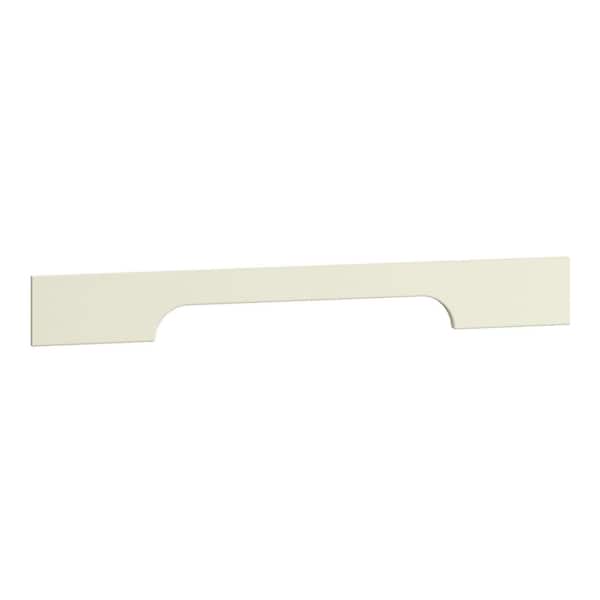 QuickShip 36 in. W x 4.5 in. H x 0.75 in. D Furniture Valance Base Moulding in Starlight