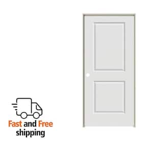 MMI DOOR 34 in. x 80 in. Smooth Carrara Left-Hand Solid Core
