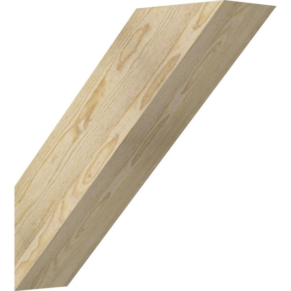 Ekena Millwork 6"W x 22"D x 22"H Traditional Rough Sawn Knee Brace, Douglas Fir