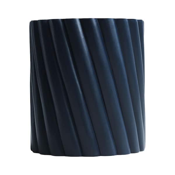 CHRISTOPHER KNIGHT HOME Talia Modern Navy Blue Round MGO Concrete Patio ...