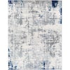 Livabliss Yamikani Navy 7 ft. 10 in. x 10 ft. 3 in. Abstract Distressed Area Rug S00161030339