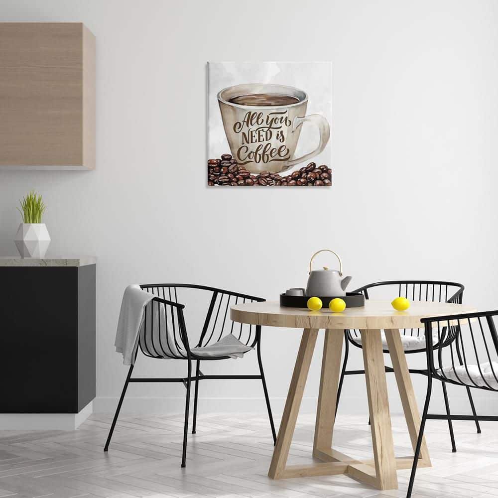 All You Need Morning Coffee by Kim Allen Unframed Food Graphic Art Print 24 in. x 24 in. price history on PriceWatchPro