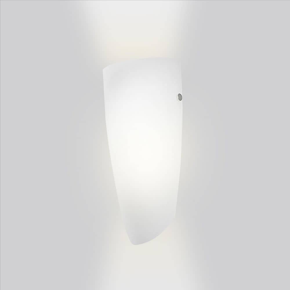 Nemo Dimmable Nickel Wall Sconce with Opal Glass Shade
