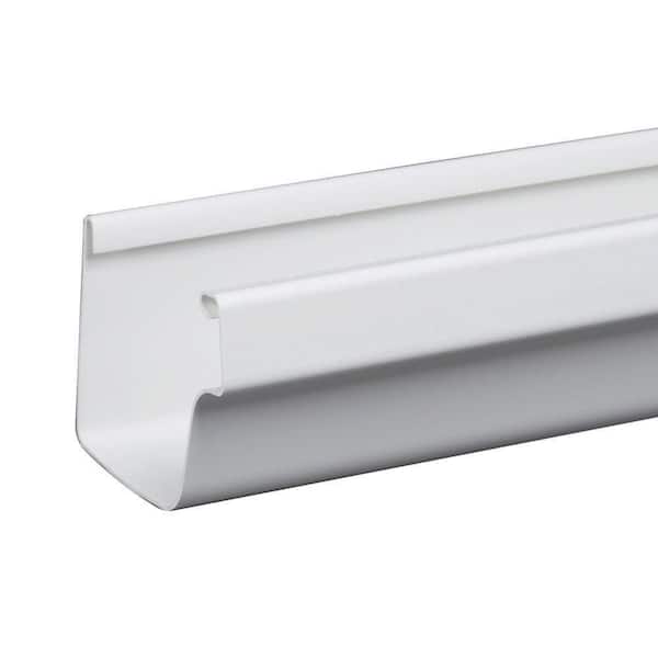 Amerimax Home Products 5 in. x 10 ft. White Vinyl K-Style Gutter