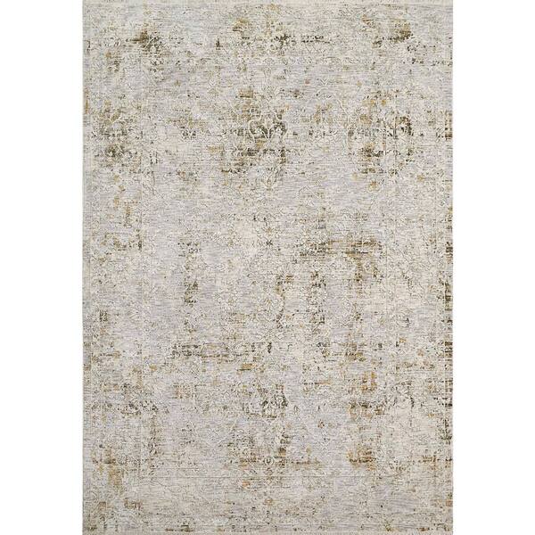 Skyler 4 ft. X 5 ft. 5 in. Grey/Green Abstract Indoor Area Rug