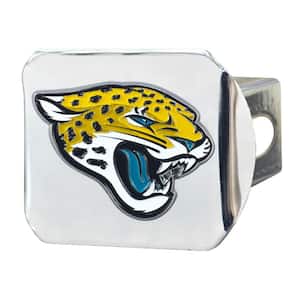 NFL - Jacksonville Jaguars 3D Color Emblem on Type III Chromed Metal Hitch Cover