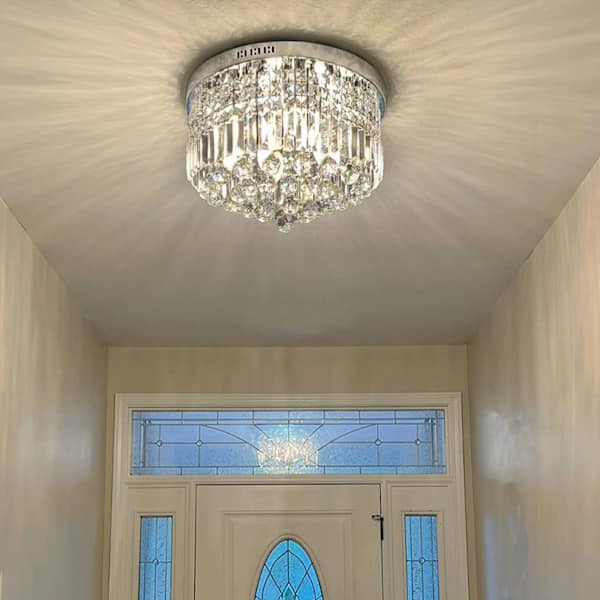 Kathi 9-Light Chrome Chandelier with K9 Crystal