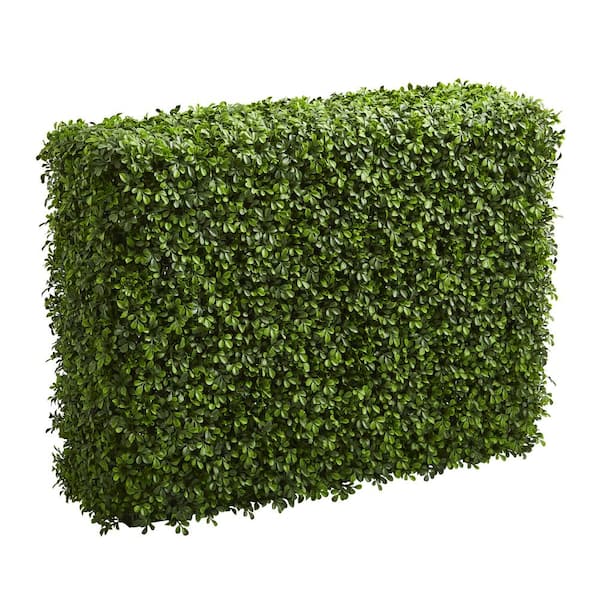 Nearly Natural Indoor/Outdoor 39 in. Boxwood Artificial Hedge