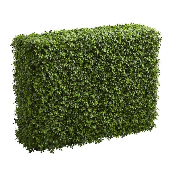 Indoor/Outdoor 39 in. Boxwood Artificial Hedge