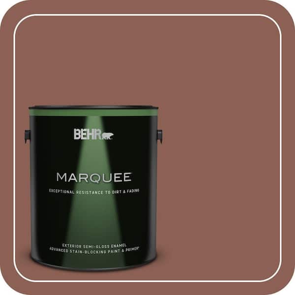 BEHR MARQUEE 1 gal. #ECC-26-1 Cedar Grove Semi-Gloss Enamel Exterior Paint & Primer