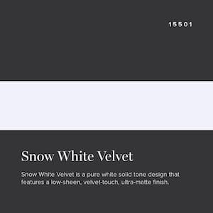 3 in. x 5 in. Laminate Sheet Sample in Snow White Velvet with Traceless Finish