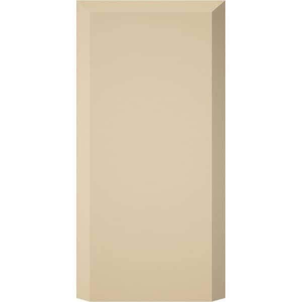Ekena Millwork 2-1/2 in. W x 5 in. H x 1 in. P Standard Foster Plinth Block with Beveled Edge