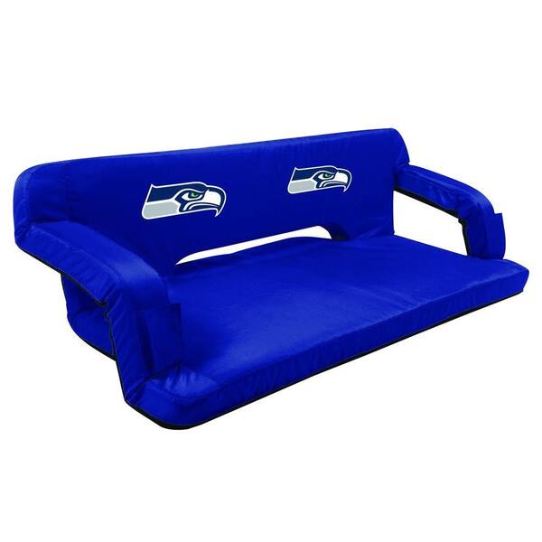 Picnic Time Seattle Seahawks Navy Reflex Travel Couch
