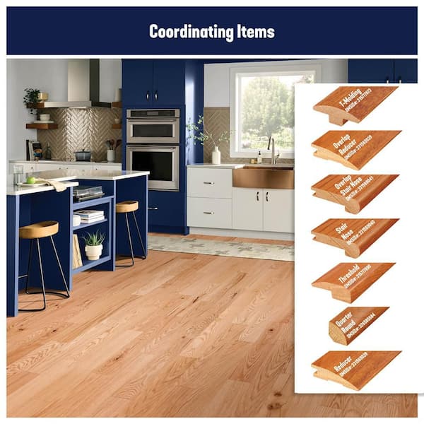 Bruce American Originals Precision Natural Red Oak 3/8 in. T x 5