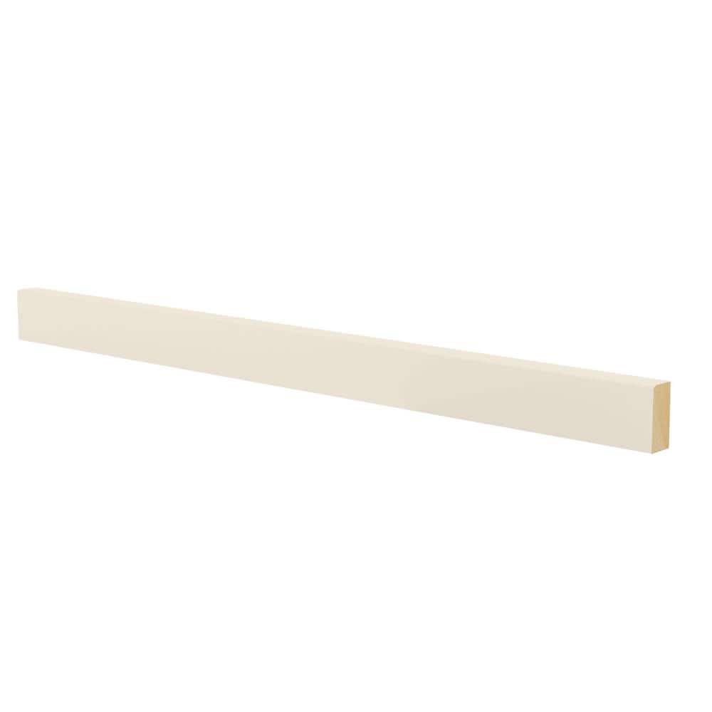 Newport 96 in. W x 1.63 in. D x 0.75 in. H Solid Wood Kitchen Cabinet Light Rail Molding in Blended Cream price history on PriceWatchPro