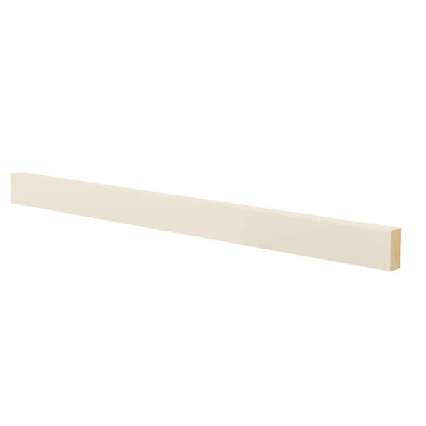 Home Decorators Collection Newport Grayson 96 in. W x 1.63 in. D x 0.75 in. H Kitchen Cabinet  Light Rail Molding in Blended Cream