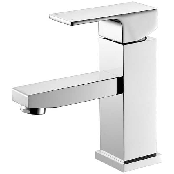 Unbranded Luxurious Single Hole Single-Handle Bathroom Faucet in Chrome