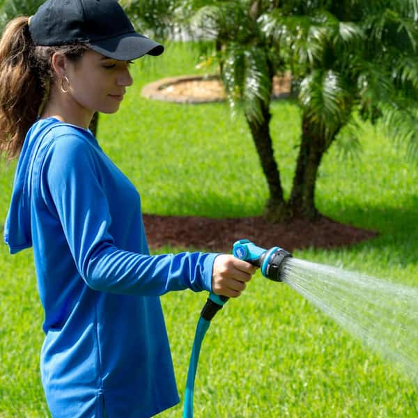 Nozzle Hose Garden Spray Water Pressure Adjustable Heavy Duty Head Patterns 